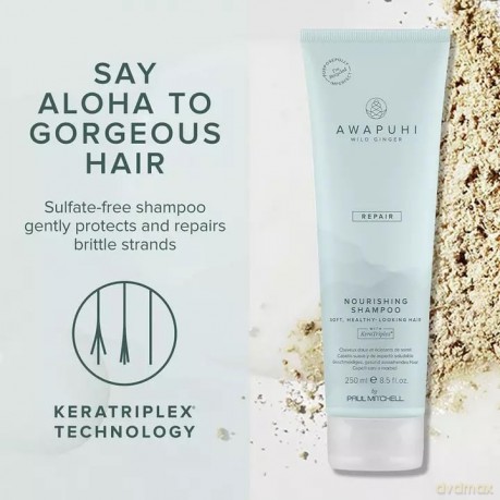 Paul Mitchell Hydrating shampoo for colored hair Awapuhi (Nourishing Shampoo) - Volume: 75 ml