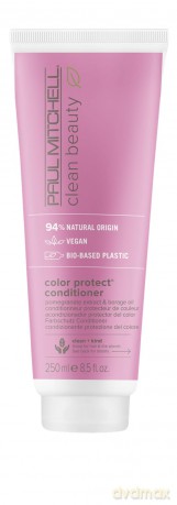 Paul Mitchell Sulfate-free conditioner for colored hair Clean Beauty (Color Protect Conditioner) - Volume: 250 ml