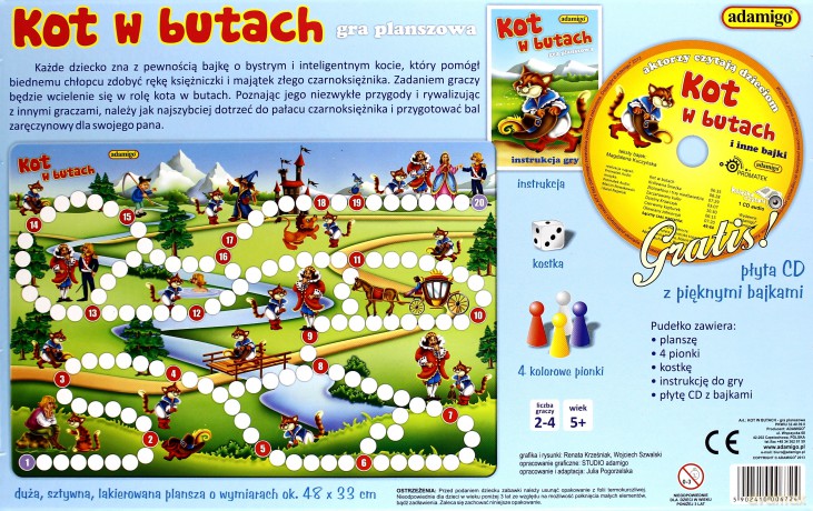 Adamigo Gra Kot W Butach, Z Płytą [GRA]