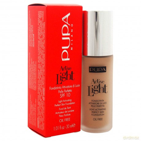 PUPA Milano Light liquid make-up SPF 10 Active Light (Perfect Skin Foundation) 30 ml - Shade: 030 Natural Beige