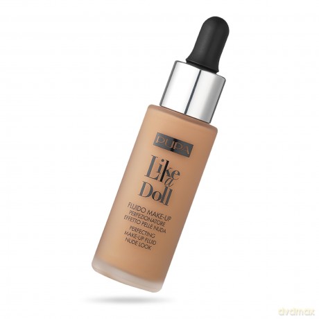 PUPA Milano Liquid makeup SPF 15 Like A Doll (Perfecting Make-Up Fluid) 30 ml - Shade: 040 Medium Beige