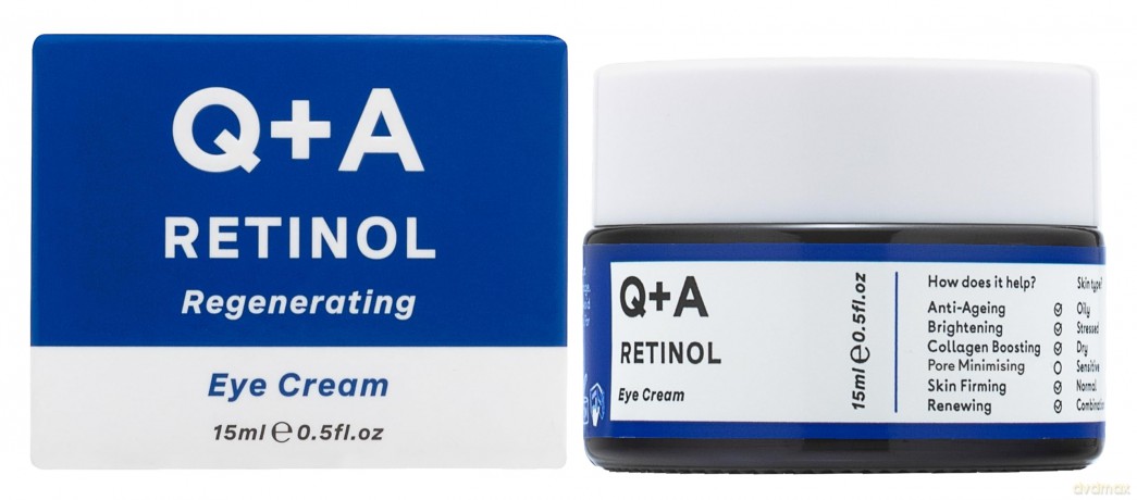 Q+A Regenerating eye cream with retinol (Eye Cream) 15 ml