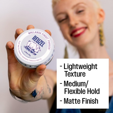 Reuzel REUZEL Clay Matte Pomade - Volume: 95 g