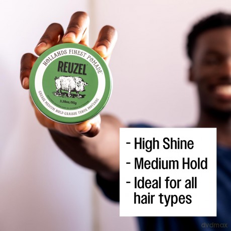 Reuzel REUZEL Green Pomade Grease - Volume: 95 g