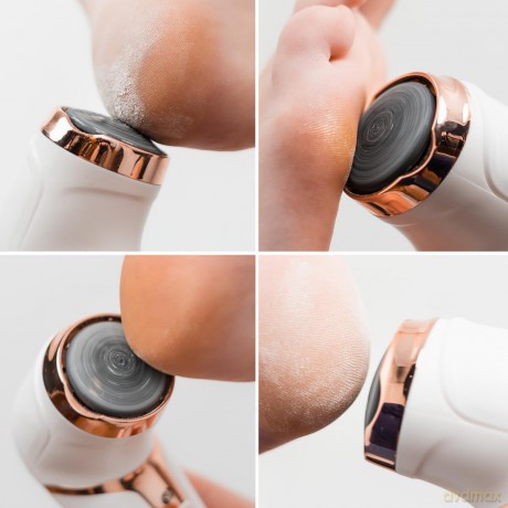 Rio-Beauty Go Smooth electric foot file with vacuum suction
