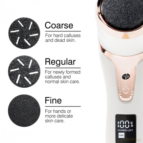 Rio-Beauty Go Smooth electric foot file with vacuum suction