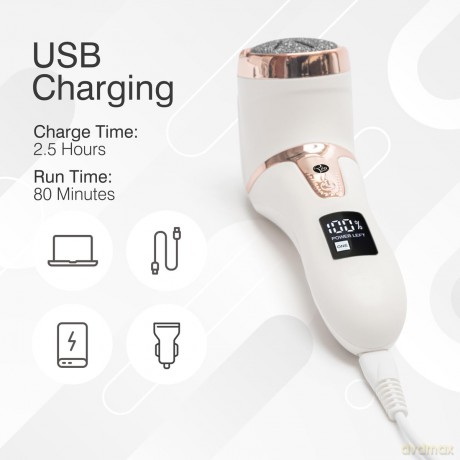Rio-Beauty Go Smooth electric foot file with vacuum suction