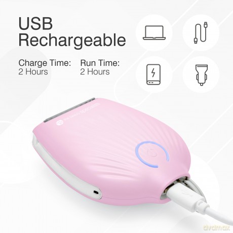 Rio-Beauty Go Smooth Pink Women´s Travel Shaver