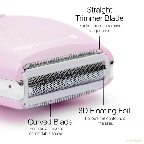 Rio-Beauty Go Smooth Pink Women´s Travel Shaver