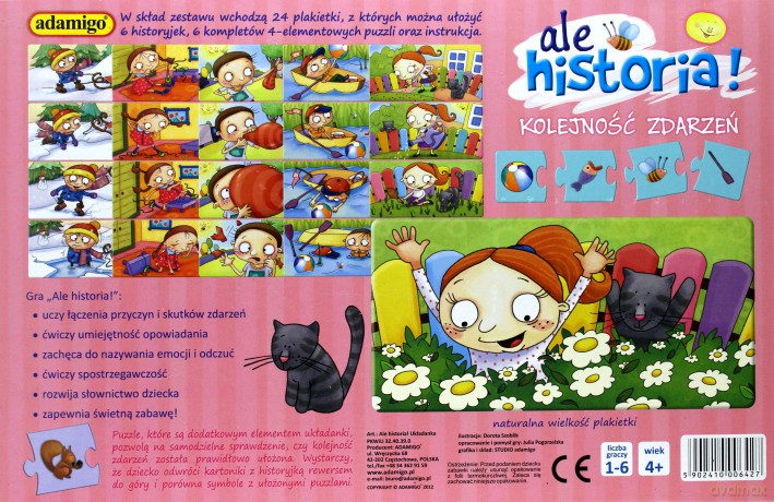 Adamigo Układanka Ale Historia [ZABAWKA]
