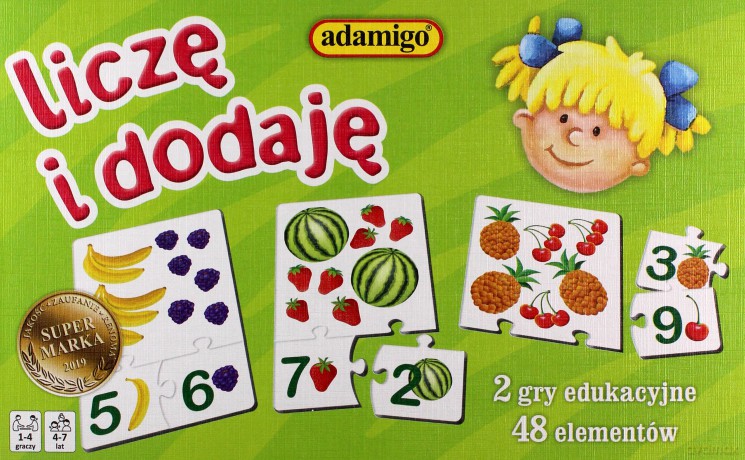Adamigo Układanka, Liczę I Dodaję [GRA]