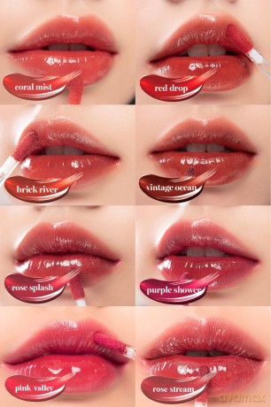 Rom&nd Lip gloss (Glasting Water Tint) 4 g - Shade: 02 Red Drop