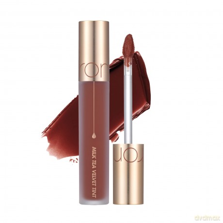 Rom&nd Liquid Matte Lipstick (Milk Tea Velvet Tint) 4.4 g - Shade: 08 Earl Grey Tea