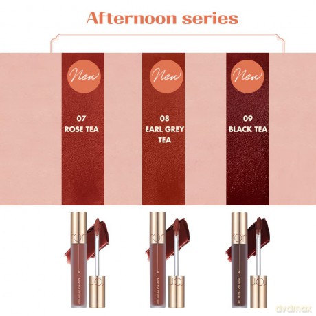 Rom&nd Liquid Matte Lipstick (Milk Tea Velvet Tint) 4.4 g - Shade: 08 Earl Grey Tea