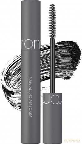 Rom&nd Volume mascara (Han All Fix Mascara) 7 g - Shade: V01 Volume Black