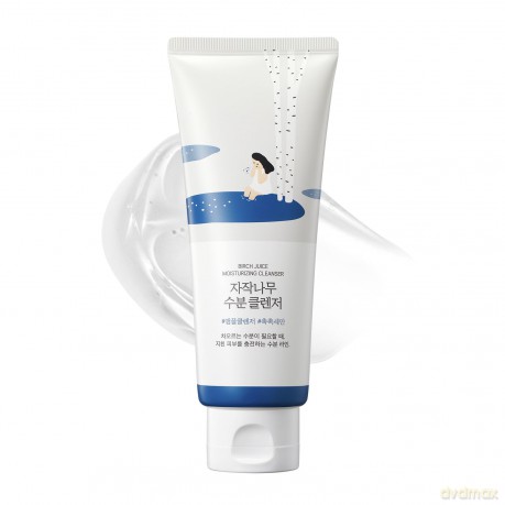 ROUND LAB Birch Juice Facial Cleansing Gel (Moisturizing Cleanser) 150 ml