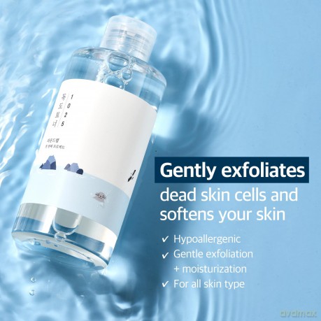 ROUND LAB Exfoliating skin tonic 1025 Dokdo (Toner) - Volume: 100 ml