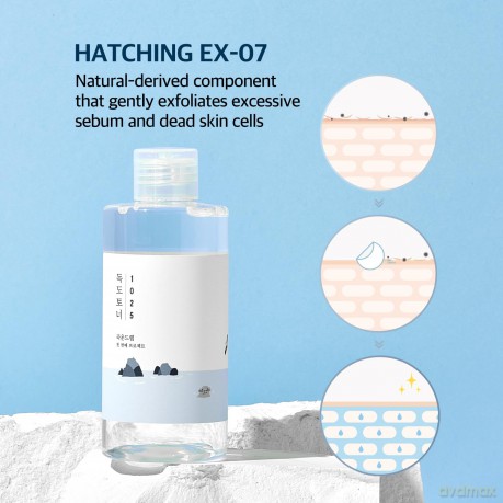 ROUND LAB Exfoliating skin tonic 1025 Dokdo (Toner) - Volume: 100 ml