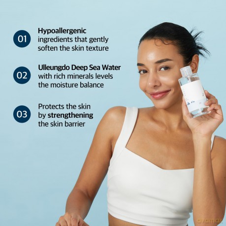 ROUND LAB Exfoliating skin tonic 1025 Dokdo (Toner) - Volume: 100 ml