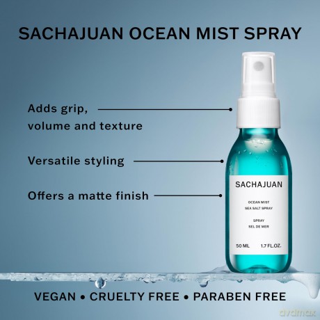 Sachajuan Hair Volume and Texture Spray (Ocean Mist) - Volume: 50 ml