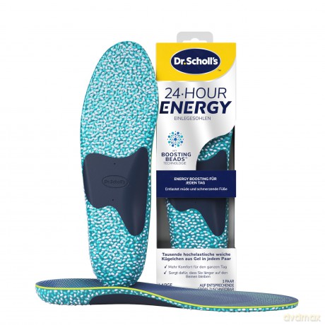 Scholl 24 Hour Energy Shoe Insoles (Insole) 1 pair - Variant: Large