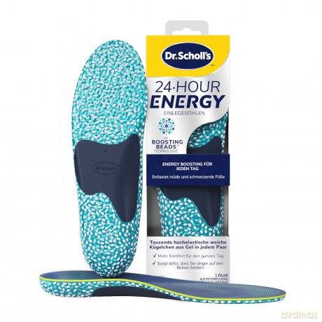 Scholl 24 Hour Energy Shoe Insoles (Insole) 1 pair - Variant: Small