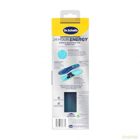 Scholl 24 Hour Energy Shoe Insoles (Insole) 1 pair - Variant: Small