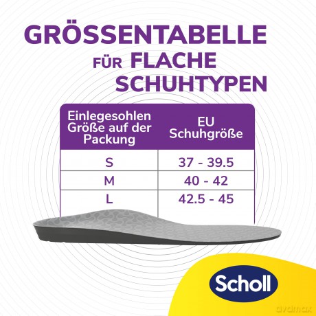 Scholl Orthopedic insoles In-Balance Plantar Fasciitis (Insole) 1 pair - Variant: Small