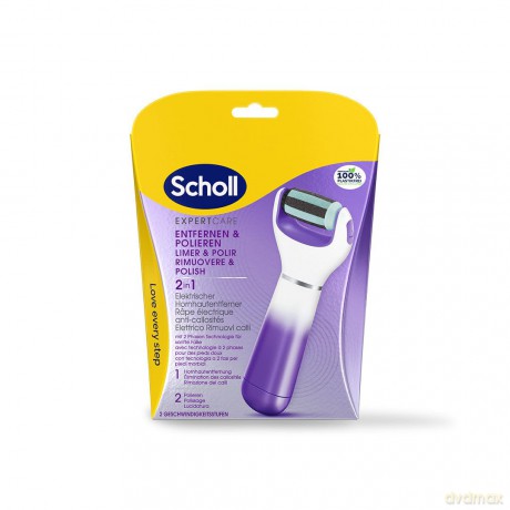 Scholl Velvet Smooth 2-in-1 Electric Foot File (Electronic Foot File)