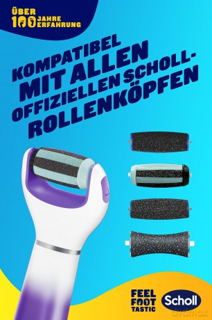 Scholl Velvet Smooth 2-in-1 Electric Foot File (Electronic Foot File)