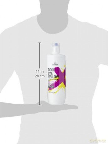 Schwarzkopf Professional Shampoo for neutralizing yellow tones of colored and highlighted hair Goodbye Yellow - Volume: 1000 ml