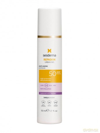 Sesderma Facial sunscreen with anti-aging effects SPF 50 Repaskin Urban 365 (Anti-Age Facial Sunscreen) 50 ml