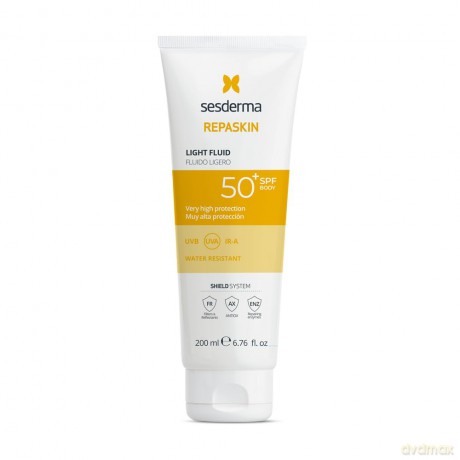 Sesderma Light Body Lotion SPF 50 Repaskin (Light Fluid Sunscreen) 200 ml