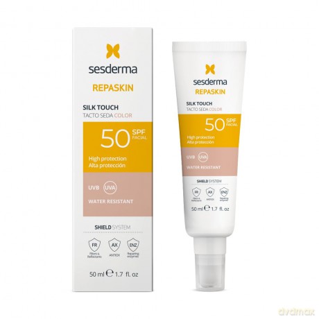 Sesderma Tinted facial sunscreen SPF 50 Repaskin Silk Touch Color (Tinted Facial Sunscreen) 50 ml