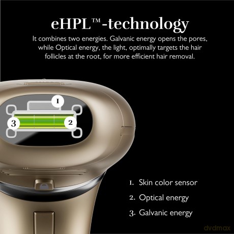 Silk'n Silk´n 7 pulsed laser epilator with flexible Champagne head (600,000 pulses)