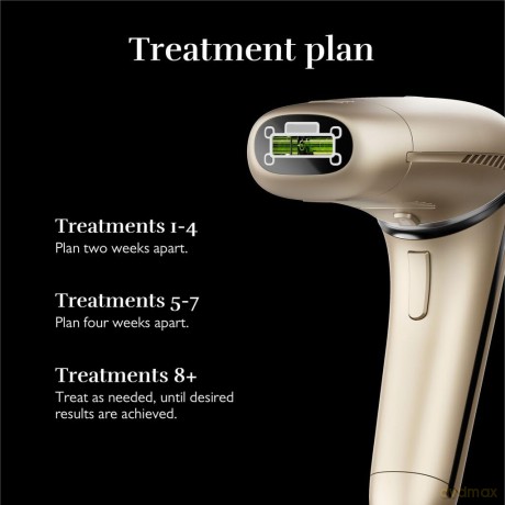 Silk'n Silk´n 7 pulsed laser epilator with flexible Champagne head (600,000 pulses)