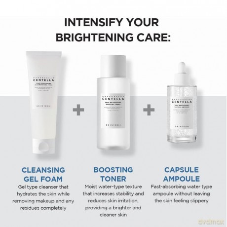 SKIN1004 Hydrating serum for lightening pigment spots Madagascar Centella (Tone Brightening Capsule Ampoule) - Volume: 30 ml