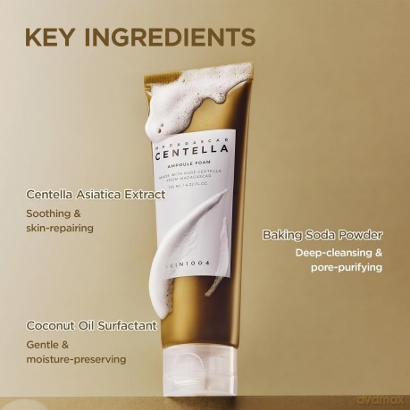SKIN1004 Madagascar Centella Gentle Cleansing Foam (Ampoule Foam) - Volume: 20 ml