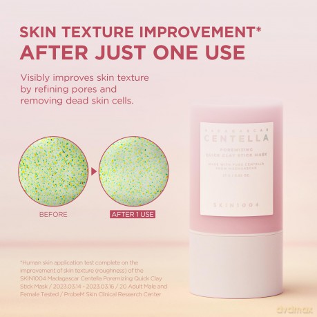 SKIN1004 Madagascar Centella Purifying Clay Stick Mask (Poremizing Quick Clay Stick Mask) 27 g