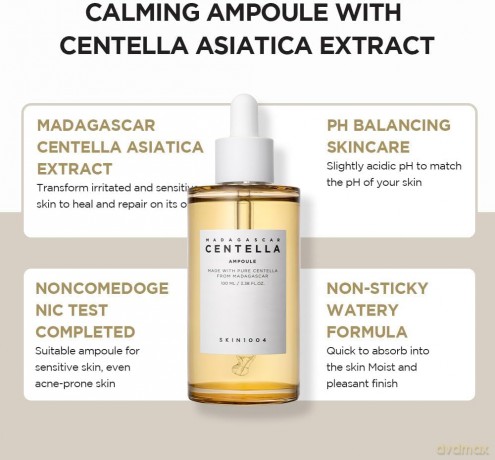 SKIN1004 Madagascar Centella Soothing Skin Serum (Ampoule) - Volume: 100 ml