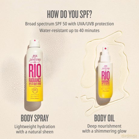 Sol de Janeiro Cooling Sunscreen Body Spray SPF 50 Rio Radiance (Body Spray) 200 ml