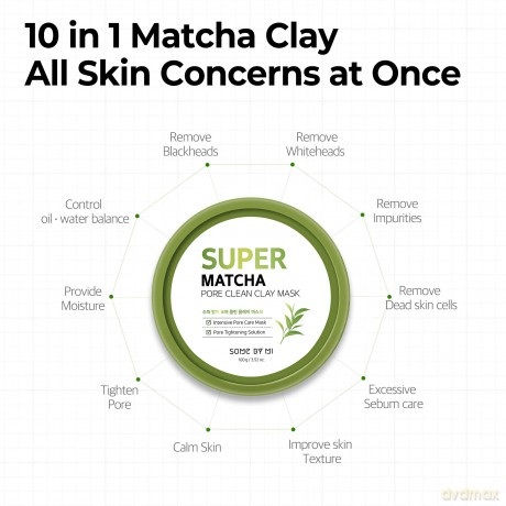 Some By Mi Clay face mask Super Matcha Pore Clean (Clay Mask) 100 g