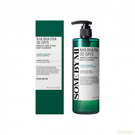 Some By Mi Cleansing body gel AHA BHA PHA 30 Days (Miracle Acne Clear Body Cleanser) 400 g
