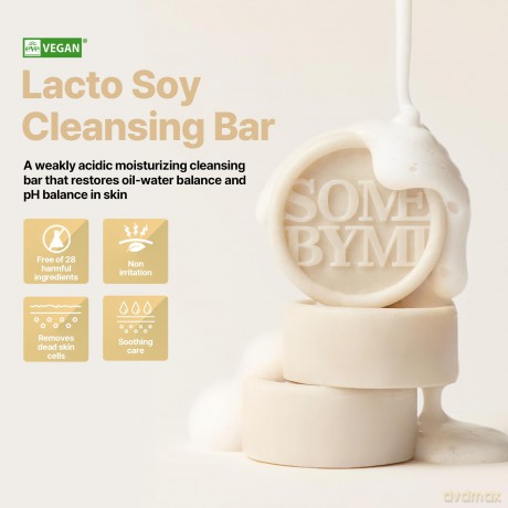 Some By Mi Lactosoy Low PH Morning Cleansing Bar 90 g