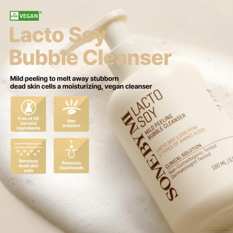 Some By Mi Lactosoy Mild Peeling Bubble Cleanser 180 ml
