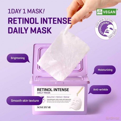 Some By Mi Retinol Intense anti-aging night mask (Daily Mask) 30 pcs