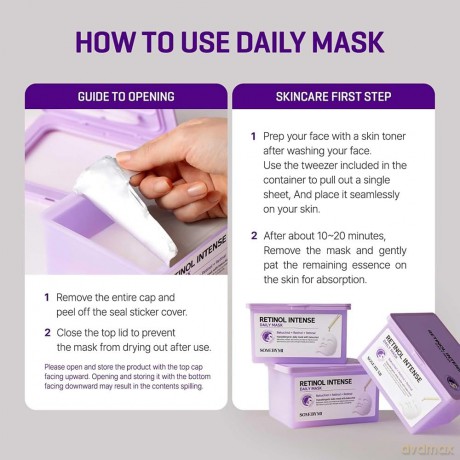 Some By Mi Retinol Intense anti-aging night mask (Daily Mask) 30 pcs