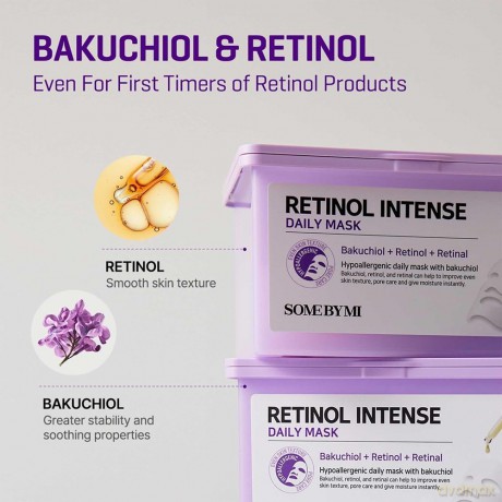 Some By Mi Retinol Intense anti-aging night mask (Daily Mask) 30 pcs
