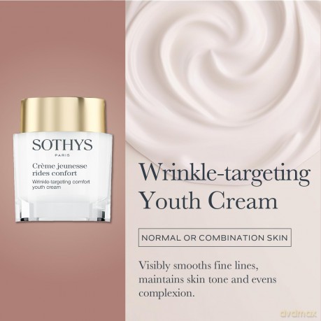 SOTHYS Paris (Wrinkle-Targeting Comfort Youth Cream) - Volume: 50 ml