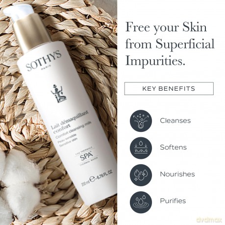 SOTHYS Paris Comfort cleansing milk for sensitive skin - Volume: 200 ml